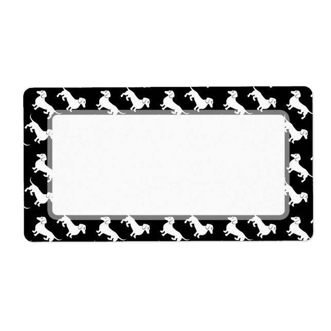 Motif Dachshund couleur personnalisé (Devant)