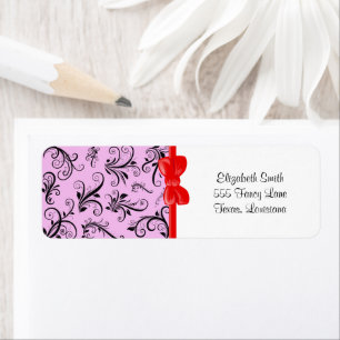 Motif Damas, Damas rose, Damas français