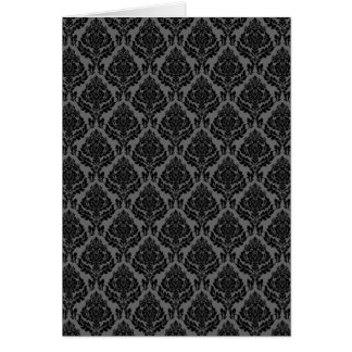 Motif damassé (gris et noir)