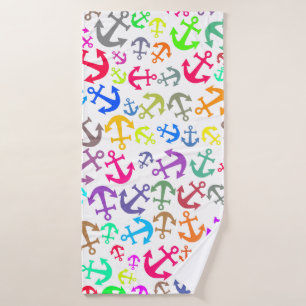 Motif d'Ancre de bateau coloré