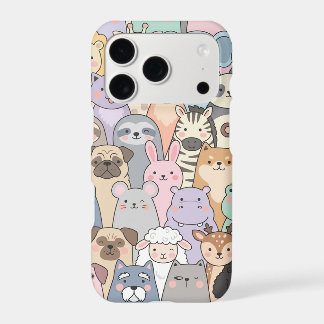 Motif d'animal mignon
