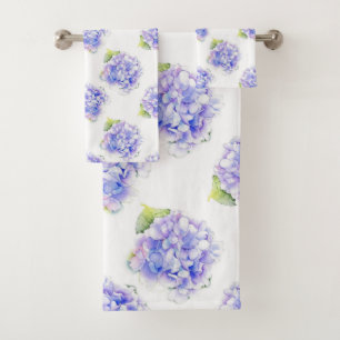Motif d'aquarelle d'hortensia