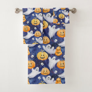Motif d'aquarelle Halloween