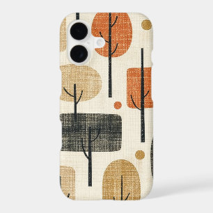 Motif d'arbre moderne du milieu du siècle