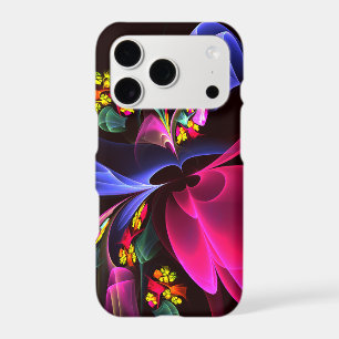 Motif d'art abstrait floral coloré moderne #06