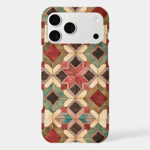 motif d'art de bloc de patchwork géométrique vinta