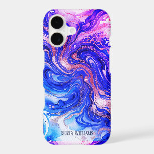 Motif d'art fluide abstrait de luxe en marbre de r