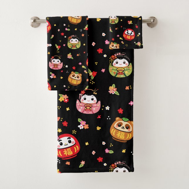 Motif daruma mignon (En situation)