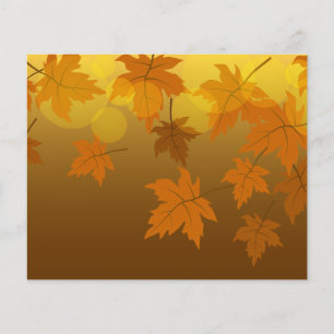 Motif d'automne avec feuilles d'érable en chute et