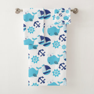 Motif De Baleines, Beaux Baleines, Baleines Bleues