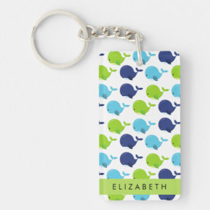 Motif De Baleines, Beaux Baleines, Votre Nom