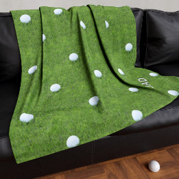 Motif de balle de golf Couverture de polaire perso