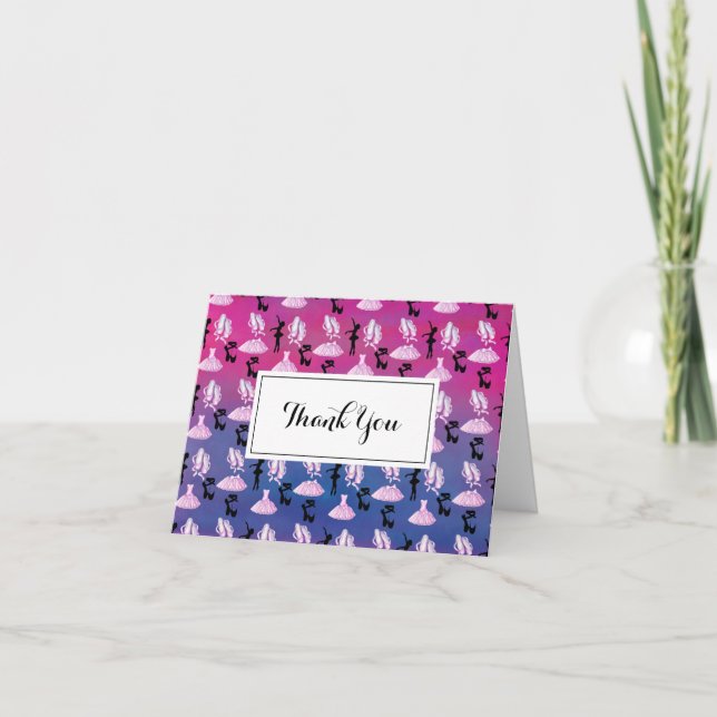 Motif de ballet Danse Appréciation Merci (Devant)