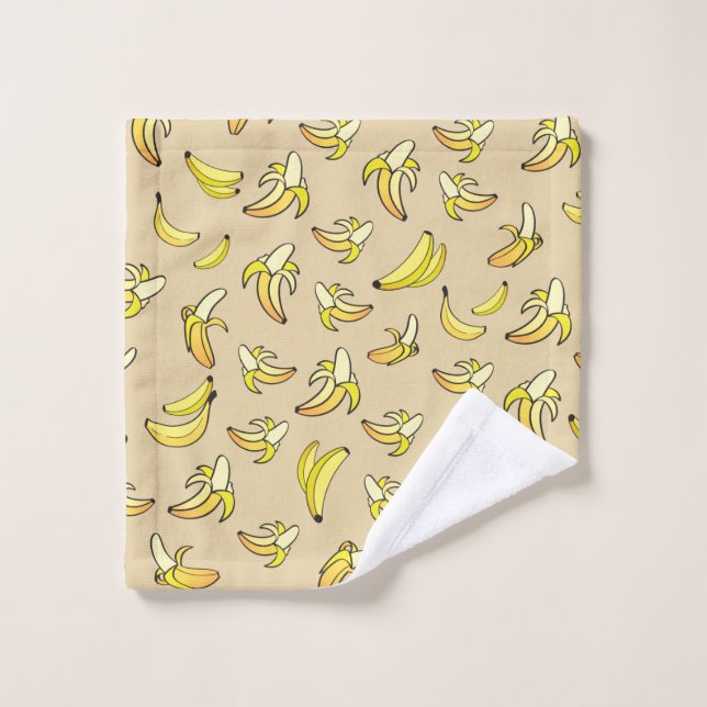 Motif de banane (Gant de toilette)