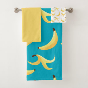 Motif de banane jaune rétro drôle, partie modifiab