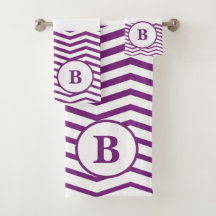 Motif de bande violet et blanc