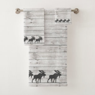 Motif de bois d'orignal rustique