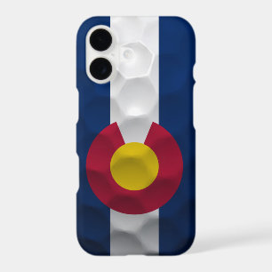 Motif de boule de golf de drapeau du Colorado