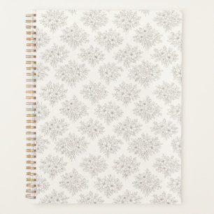 Motif de bouquet de ligne botanique