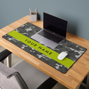 Motif de camouflage gris, Votre nom, Personnaliser
