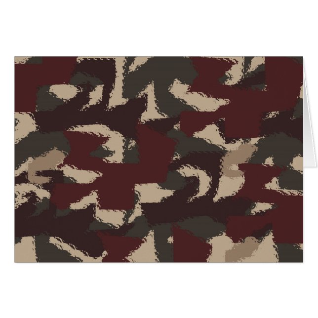 Motif de camouflage militaire Abstrait (Devant horizontal)