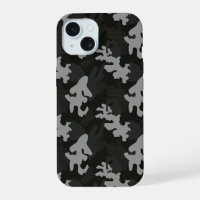 Motif de camouflage noir