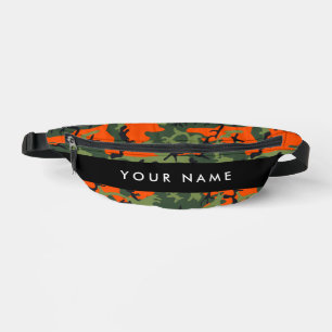 Motif de camouflage orange, Votre nom, Personnalis