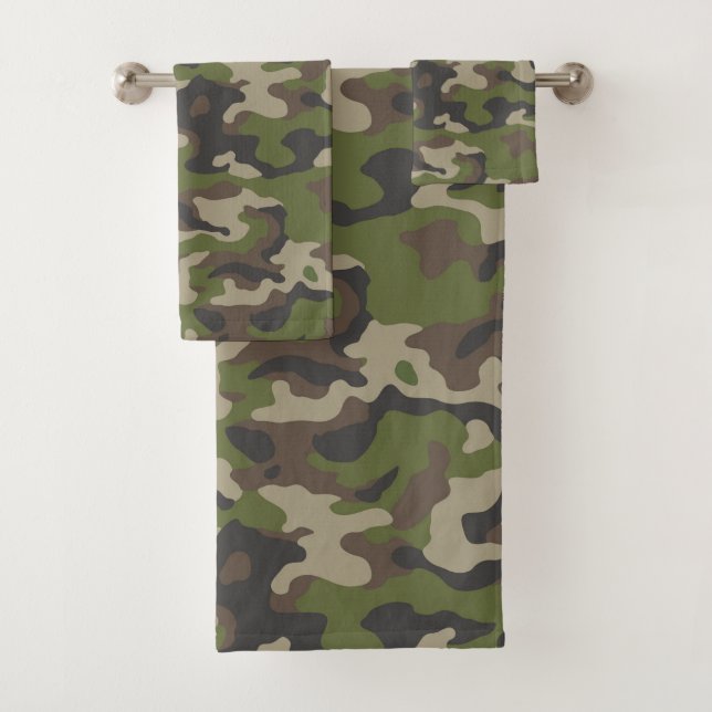 Motif de camouflage vert (En situation)