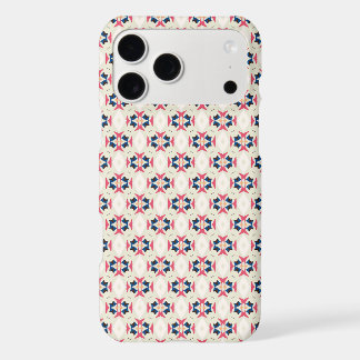 Motif de carrelage géométrique folklorique rose bl