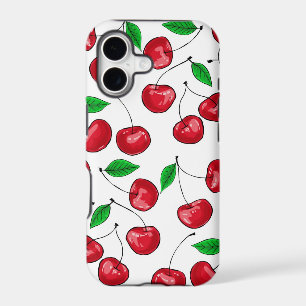 Motif de cerises fraîches