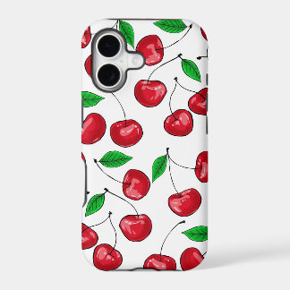 Motif de cerises fraîches