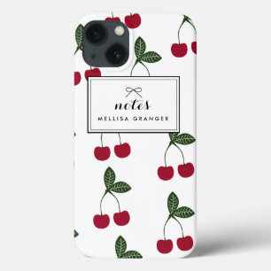 Motif de cerises rouges coque ipad personnalisé