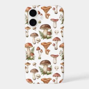 Motif de champignons de la forêt à l'aquarelle – C