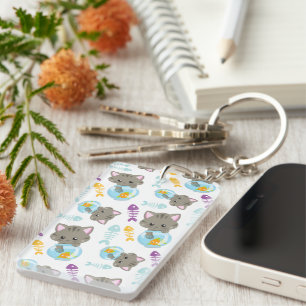 Motif De Chats, Chats Mignons, Chatons, Poisson