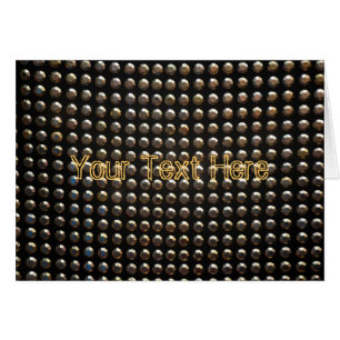 Motif de clous métalliques