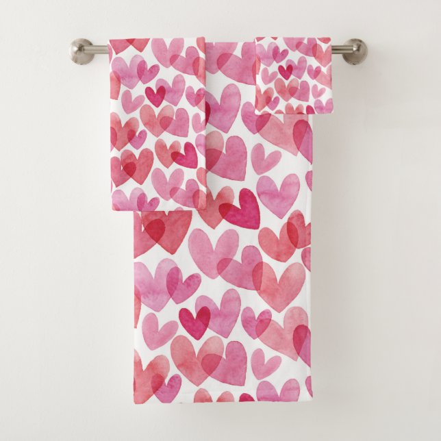 Motif de coeur aquarelle (En situation)