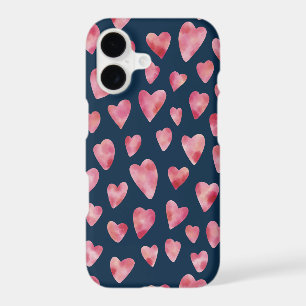 Motif de cœur d'amour aquarelle rose mignon