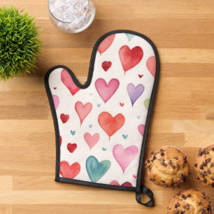 Motif de coeur moderne rouge rose bleu