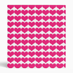 Motif de Coeurs mignons roses 1 en Classeur