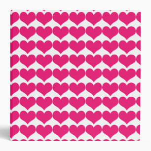 Motif de Coeurs mignons roses 2 en Classeur
