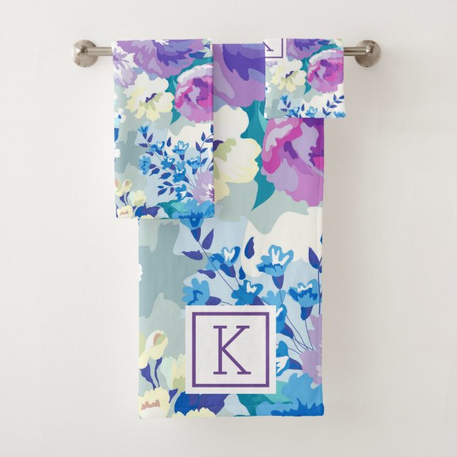 Motif de collage des fleurs d'été (En situation)