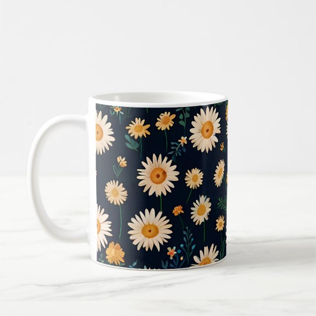 Motif de conception de marmites sur des tasses ble (Gauche)