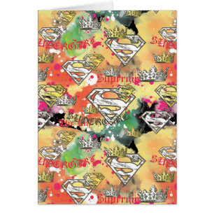 Motif de couronne de Supergirl