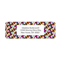 Motif de courtepointe des cercles de rotation mode