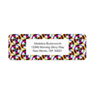 Motif de courtepointe des cercles de rotation mode