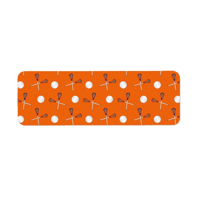 Motif de crosse orange (Devant)