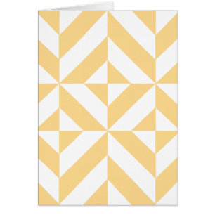 Motif de cube géométrique Pale Melon