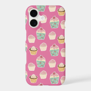 Motif de cupcake rose