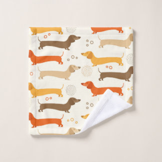 motif de dachshund coloré