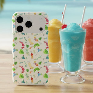 Motif de Daiquiri à l'aquarelle